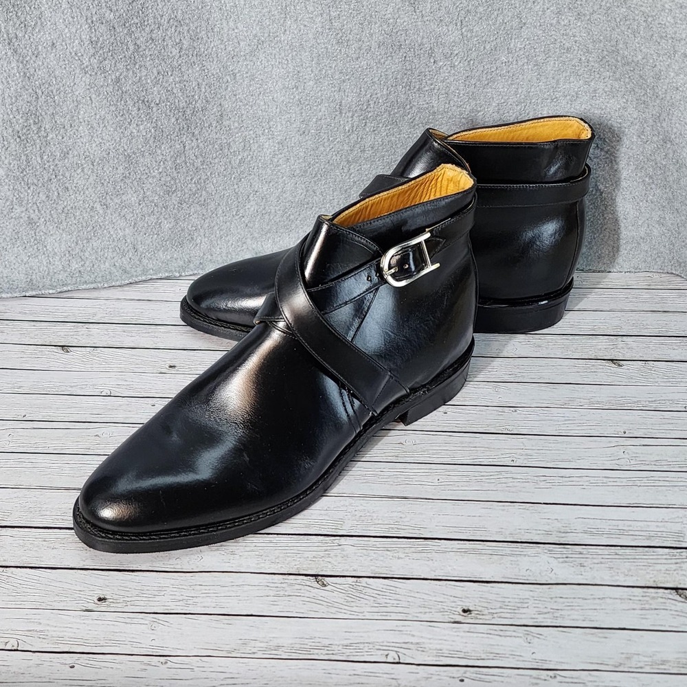 Vintage Chippewa Boots‎ Mens Size 10 Leather Buckle Ankle Dress Shoes USA 1960s - Picture 5 of 9